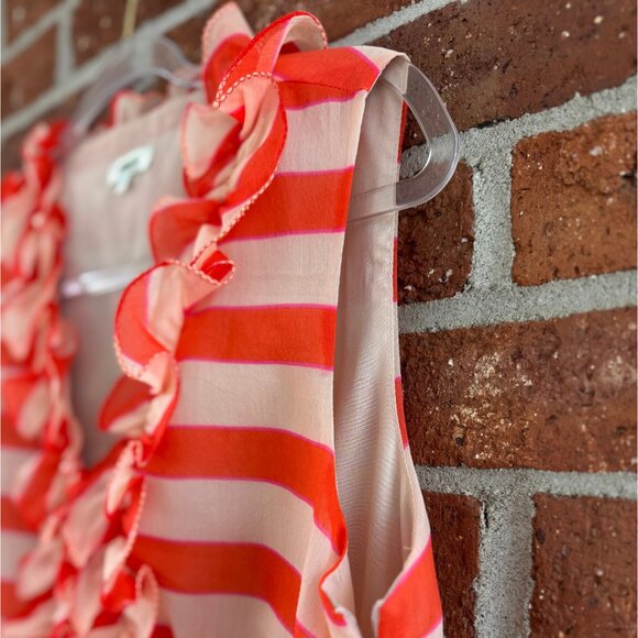 Jade by Melody Tam Stripe Ruffle Neck Dress - Picture 4 of 10